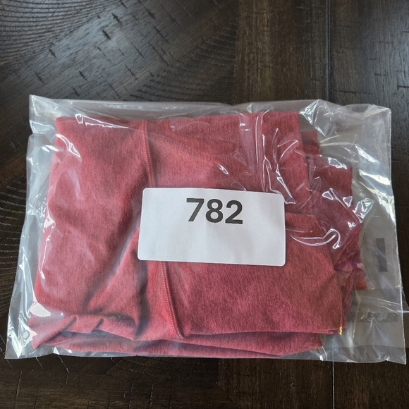 CALIA by Carrie Underwood LustraLux High Rise 7/8 Legging Crimson Heather Red XS - Picture 8 of 8